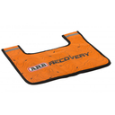 A bag with the ARB Recovery Winch Damper ARB220 and safety precautions on it.