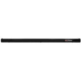 A black rod with an ARB Touring Black Aluminum Awning with Light 814412A, creating a stylish contrast against the white background.