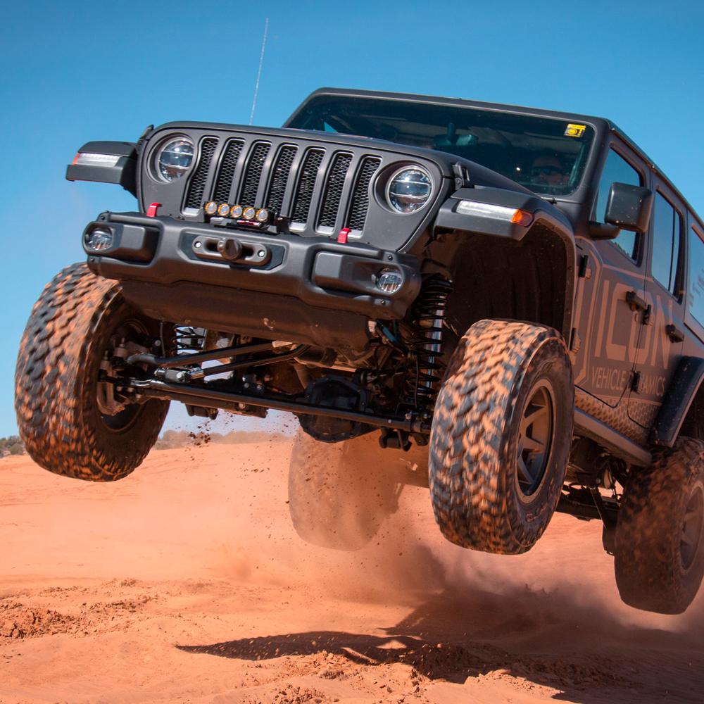 The Old Man Emu Jeep Wrangler offers easy installation of ARB Old Man Emu Rear Coil Springs 2889 for Toyota Prado 150 Series -1.5 inch Estimated Lift (LWB MODELS), resulting in a ride height increase.