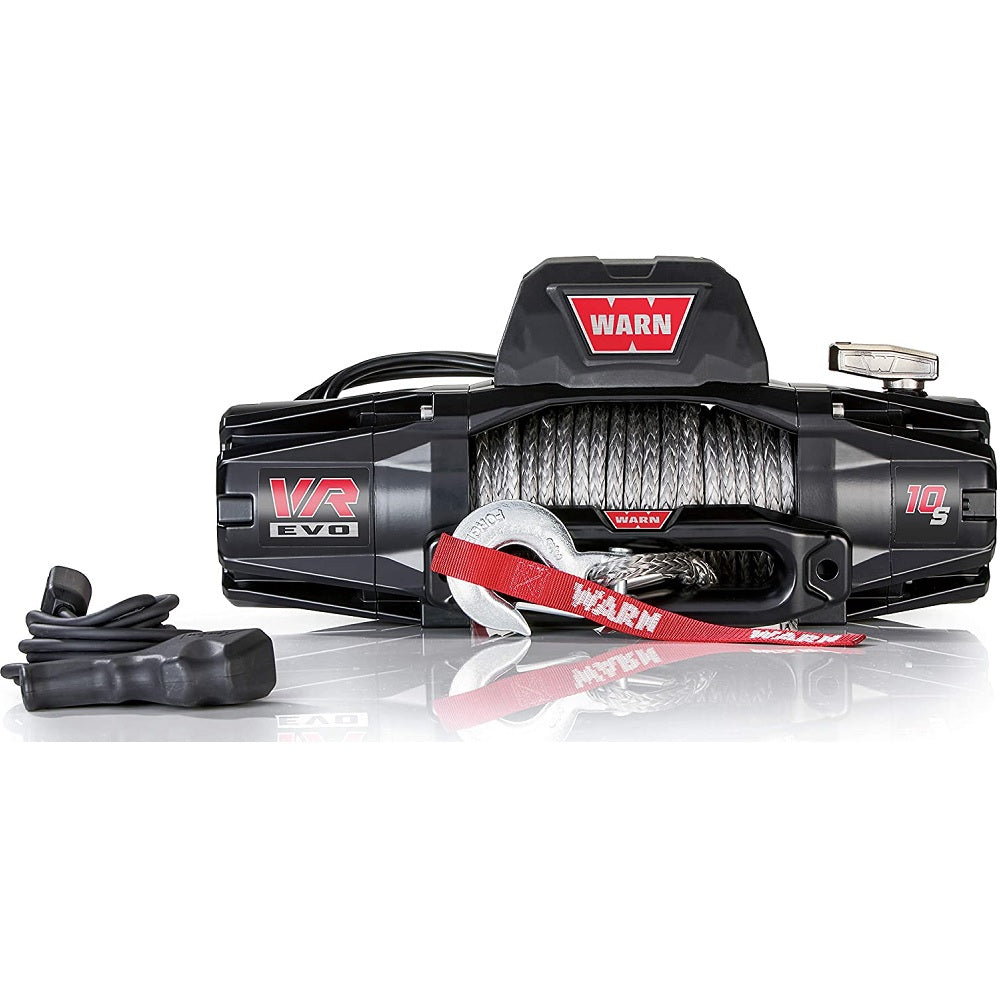 A Warn Industries VR-EVO10S Winch with Synthetic Rope - 103253.