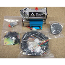 Load image into Gallery viewer, A package of parts for an onboard car ARB Air Locker Activation Compressor System CKSA12, designed for ARB Air Locker activation and sealed for moisture and dust resistance.