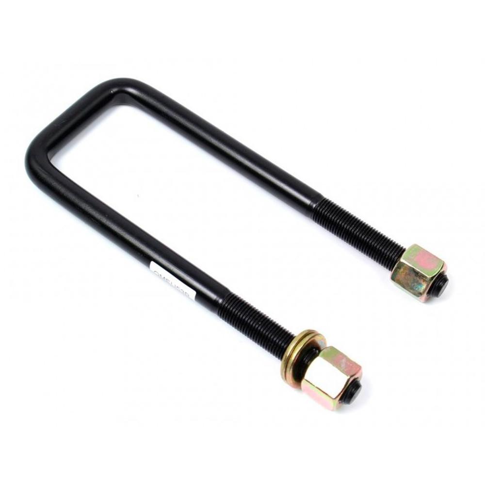 A pair of ARB Old Man Emu Leaf Spring U-Bolt OMEU53B on a white background, perfect for suspension range upgrades on your Toyota 4Runner with Old Man Emu components.