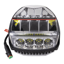 Load image into Gallery viewer, An image of a motorcycle head light with ARB Intensity IQ LED Driving Lights ARBVX17 lifespan.