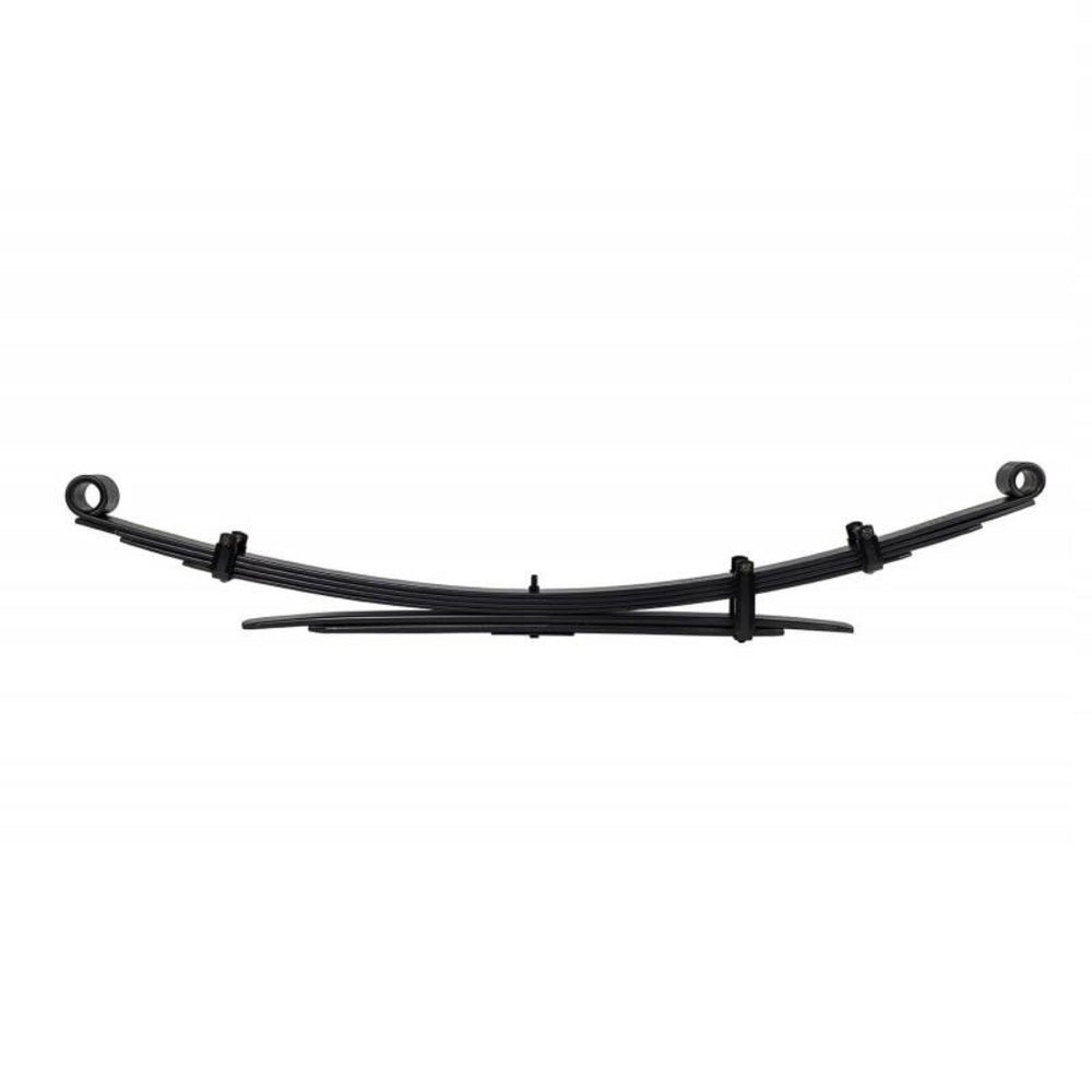 An OME Rear Leaf Spring CS150R for Nissan Frontier Old Man Emu, progressively distributed for ride comfort and longevity, on a white background.