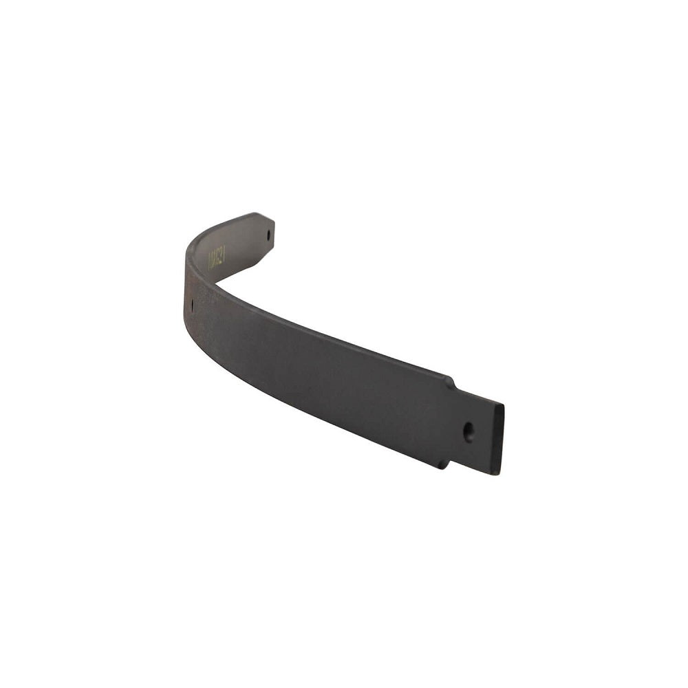 A black plastic bracket on a white background for Old Man Emu 4X4 suspension systems. Specifically designed for the OME Dakar Extra Leaf Spring D31XL for Nissan Frontier.