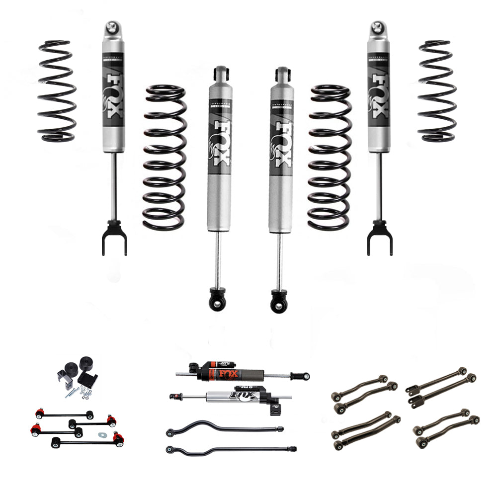 FOX 3.5 inch Jeep Wrangler JL 18-22 4 Door Lift Kit (Medium Load) FOX Suspension FOXJL4D-1822 Fits Jeep Wrangler JL 4 Door