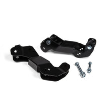 Load image into Gallery viewer, A pair of JKS Front Control Arm Correction Brackets for Jeep Wrangler JL and Gladiator JT on a white background.