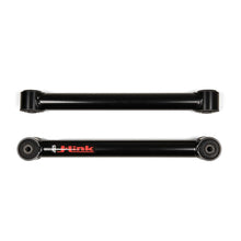 Load image into Gallery viewer, A pair of JKS J-Link Fixed Rear Lower Control Arms for Jeep Wrangler JL with superior strength on a white background.