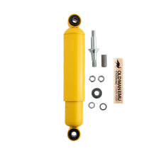 Load image into Gallery viewer, An ARB Old Man Emu Steering Stabilizer OMESD40 for Jeep Wrangler TJ 97-06, Wrangler LJ 03-06 suspension upgrade featuring a yellow shock absorber with a bolt and nut.