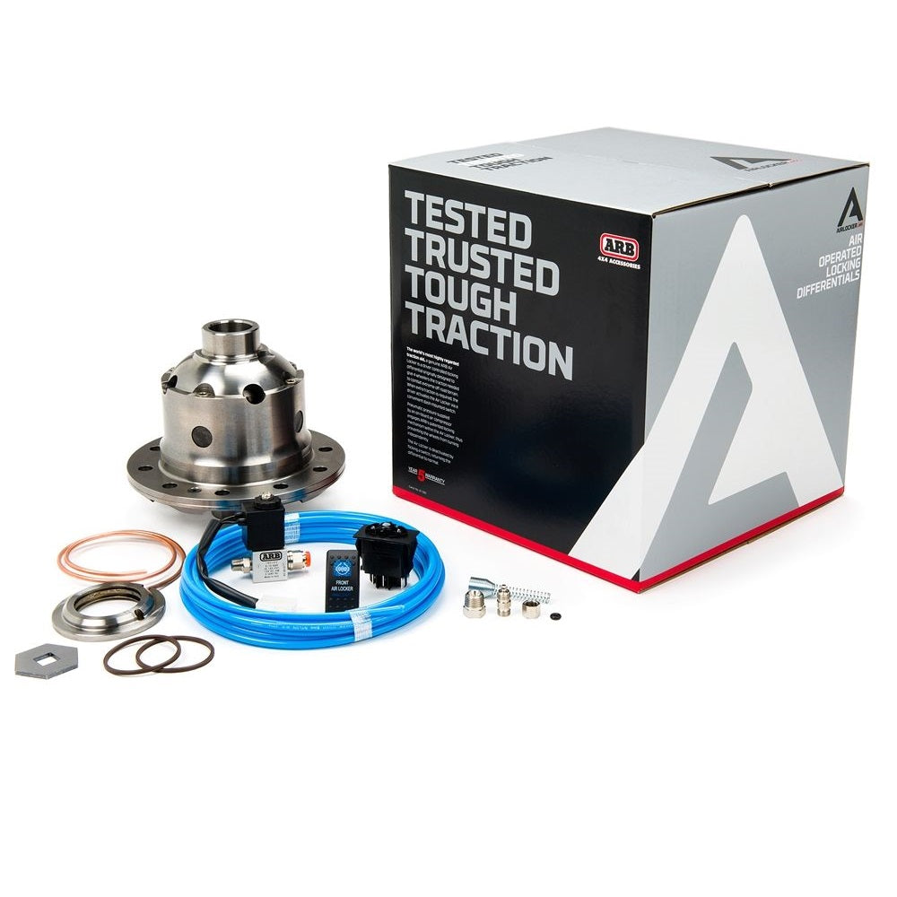 An effective ARB RD127 Air Locker Differential Land Rover with 10 Splines box, equipped with a set of gears, that ensures traction and comfort while maintaining safety. Additionally, it includes a seal kit for added durability and convenience.