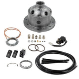 A set of parts for a car, including an ARB RD128 Air Locker Differential Land Rover with 24 Splines clutch and a hose.