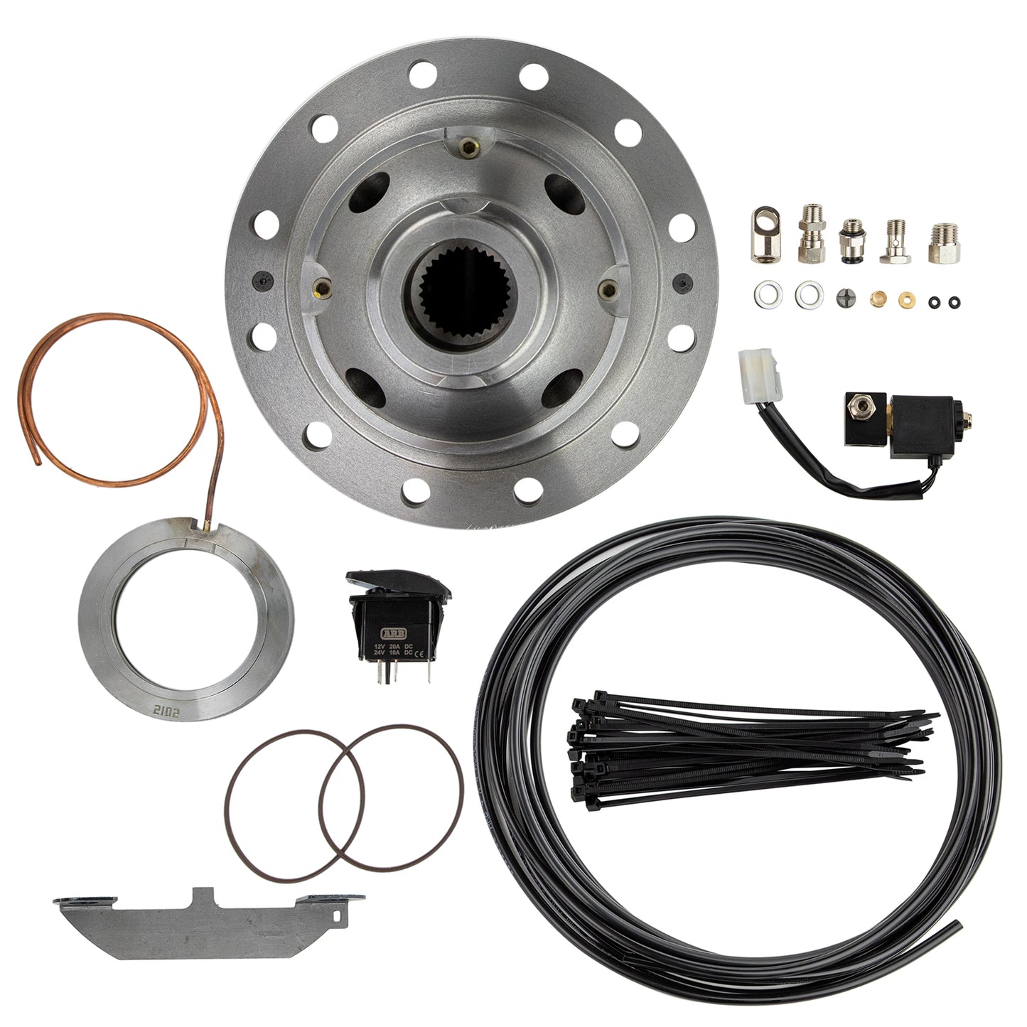 An ARB RD139 Air Locker Differential AAM 11.5" with 30 Splines kit with an effective design and safety features.