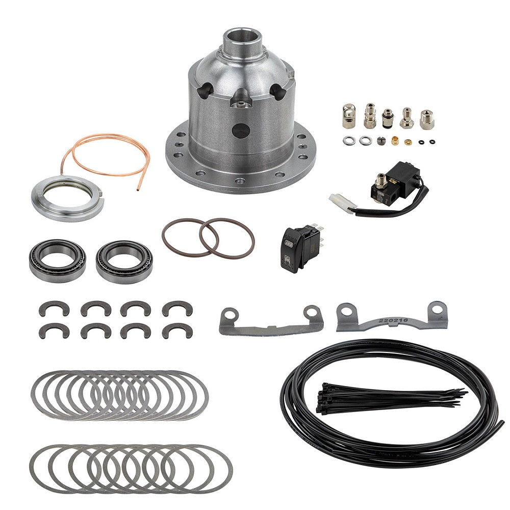 An effective ARB RD222 Air Locker Differential GM 8.5" with 30 Splines kit for car traction, providing comfort and safety, with a bearing and seal.