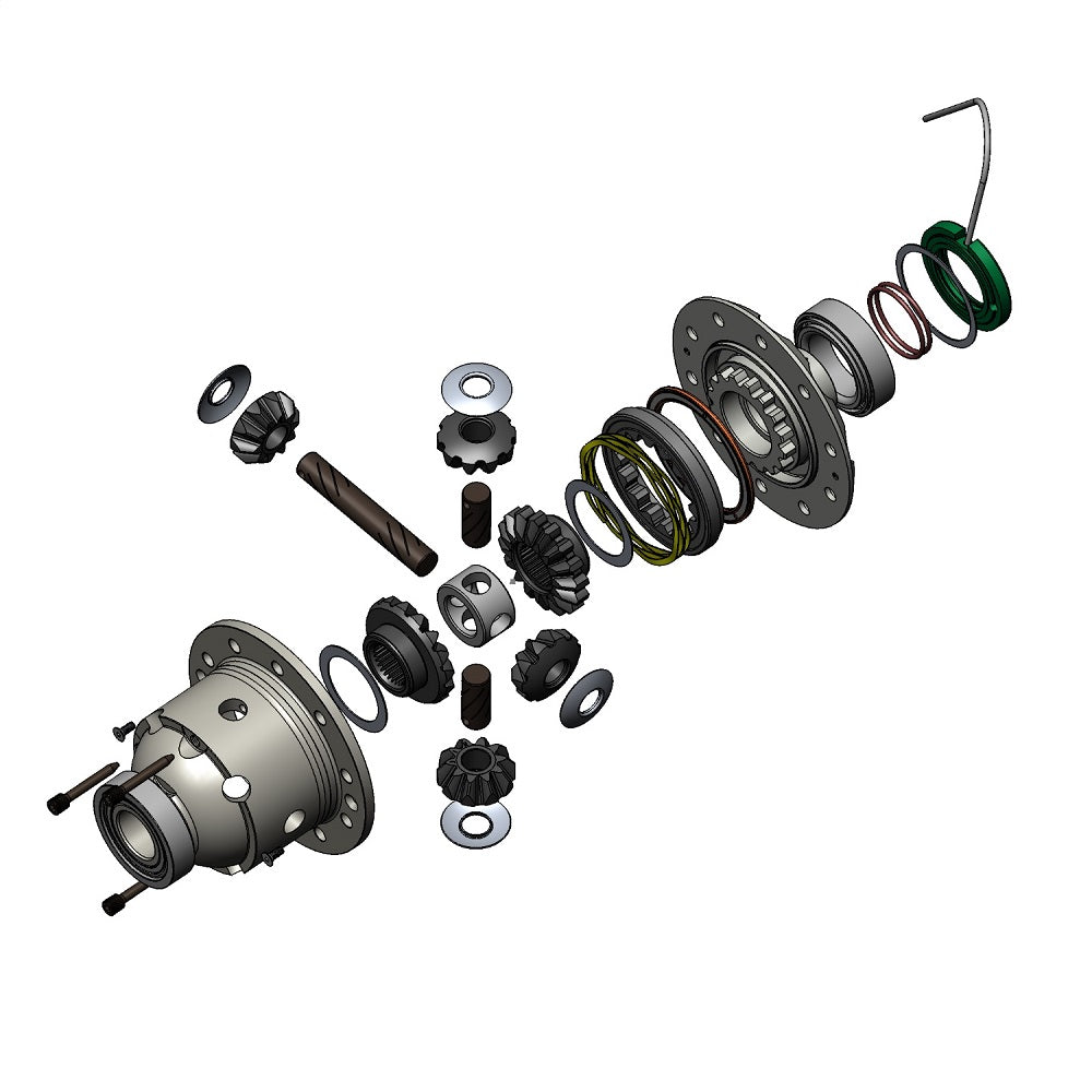 A diagram showing the parts of an ARB RD81 Air Locker Differential Ford 8.8" with 31 Splines assembly, focusing on effective design and traction.