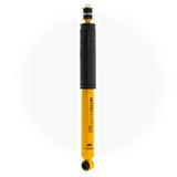 An Old Man Emu yellow and black shock absorber with high-quality oil, on a white background.