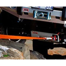 Load image into Gallery viewer, An ARB Rated RHS Recovery Point for Toyota Hilux 2814030 is attached to the back of a jeep, providing visibility.