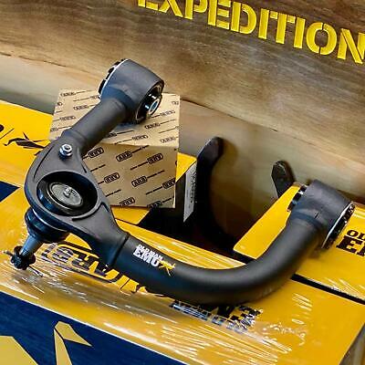 An Old Man Emu Front Upper Control Arm UCA0004 for Toyota 4Runner/ Prado/ FJ Cruiser is sitting on top of a box, specifically an Independent Front Suspension (IFS) vehicle.