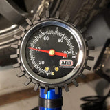 Tire Pressure Monitor Inflator and Deflator with Analog Gauge and Braided Flexible Hose Blue ARB ARB605A