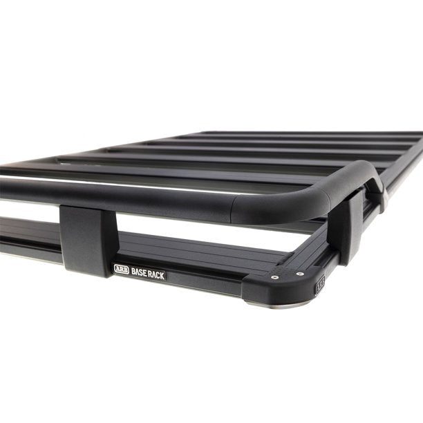 A black ARB Base Rack Guard Rail ARB 1780020 with cast aluminum corner caps on a white background.