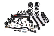 Load image into Gallery viewer, A JKS 2.5 Inch Jeep Wrangler JL (18-ON) 4 Door J-Konnect Lift Kit for a jeep with coil springs and sway bar.