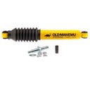 Old Man Emu Steering Stabilizer OMESD48 yellow heavy-duty off-road steering damper with mounting hardware kit