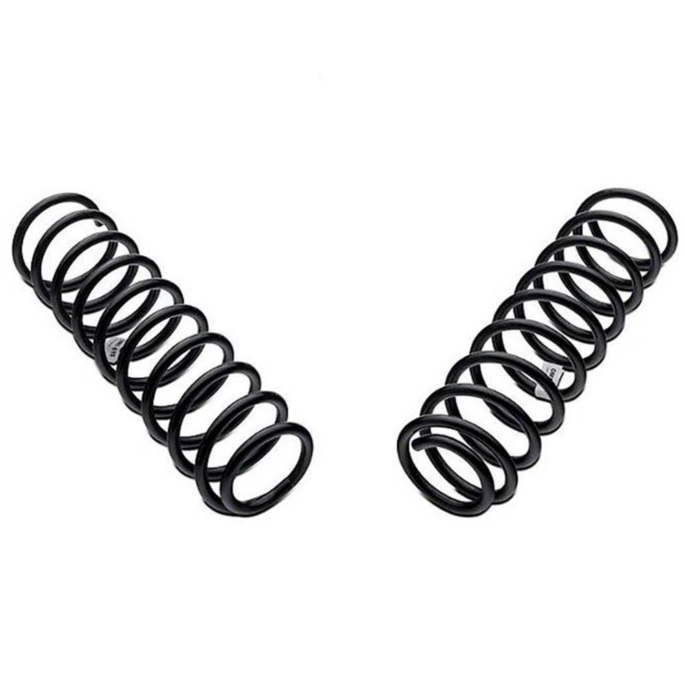 A pair of Old Man Emu ARB Front Coil Springs 2881 for Toyota Prado 90 Series/Tacoma V6 & 4 Cylinder/ 4 Runner/Toyota Surf on a white background.