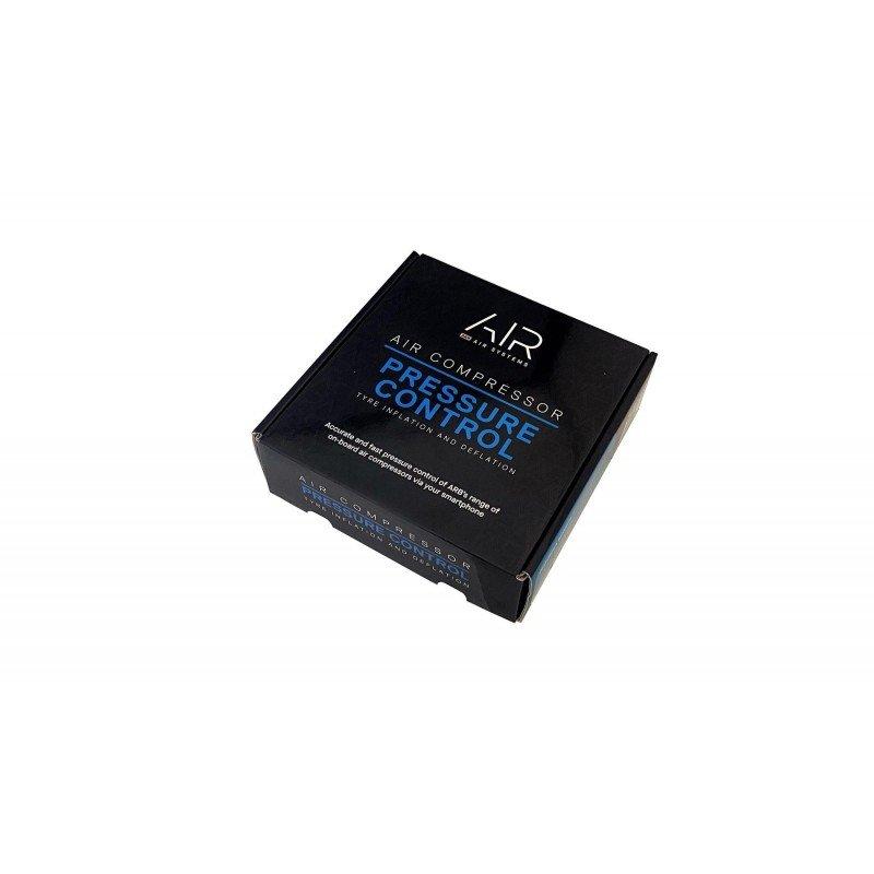 A box with the ARB Pressure Control Kit for ARB Onboard Air Compressor smartphone app.