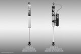 A set of JKS 3.5 Inch Jeep Wrangler JK (06-18) 2 Door J-Lander Lift Kit shock absorbers with a diverse range of shocks for enhanced offroad articulation and optimized suspension system.