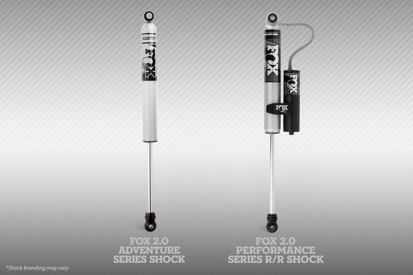 A JKS suspension system with a variety of JKS shock absorbers, designed for enhanced offroad articulation and recommended for optimal tire performance.