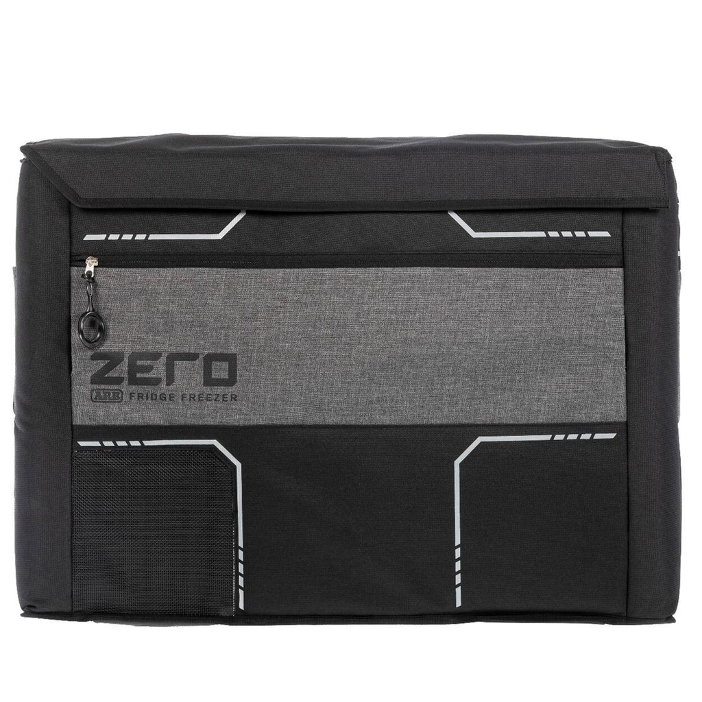 A durable ARB laptop bag in black and grey with an easy-fit design, featuring the word zero for a stylish touch.