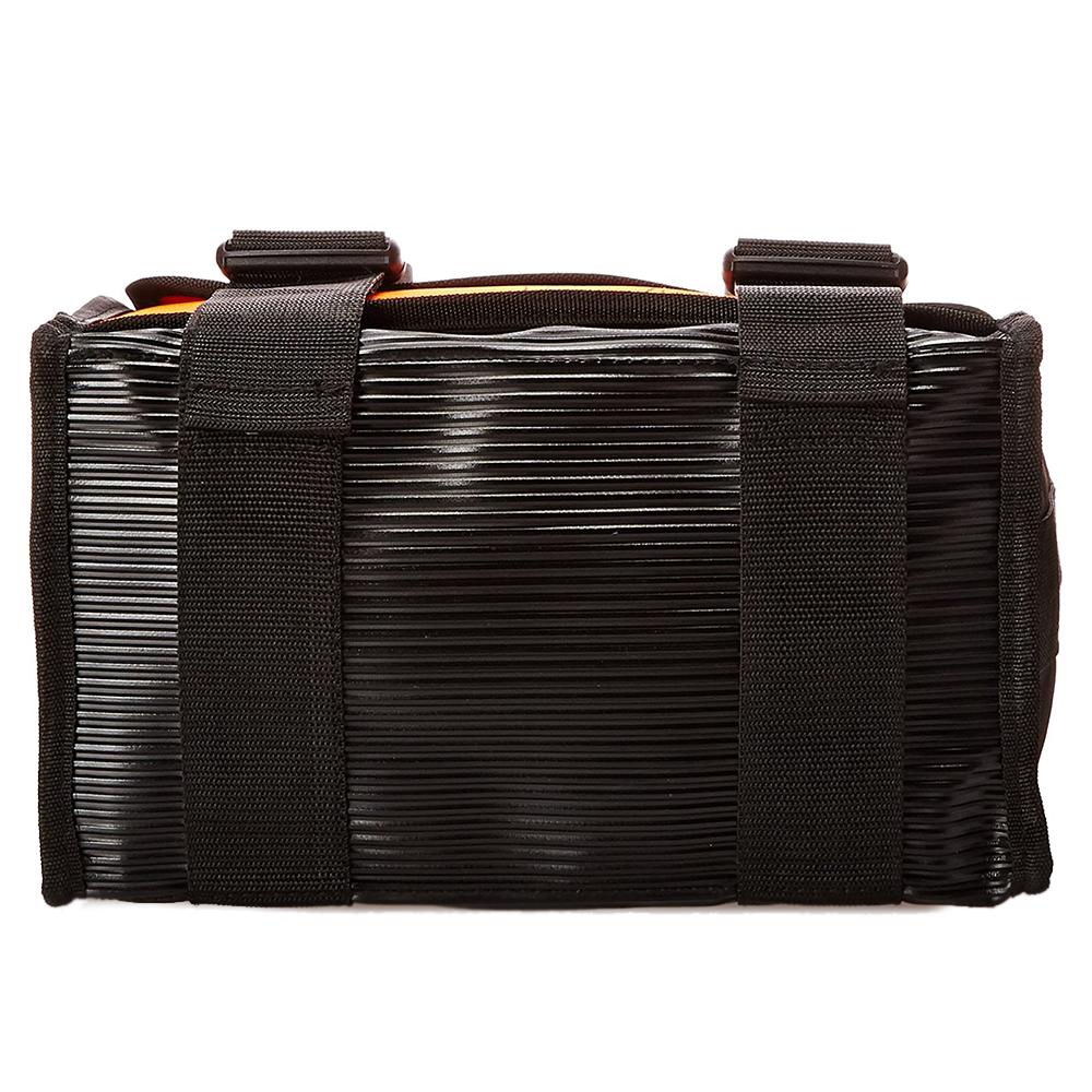 A heavy-duty black and orange Snatch Pack Recovery Bag ARB502A by ARB on a white background.