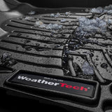 Weathertech DigitalFit 2nd Row Floor Liner for Toyota Tundra (2014-2021) provide excellent floor protection with their high-density tri-extruded material, ensuring durability and longevity for your vehicle's interior.