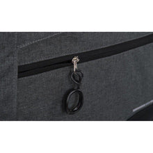 Load image into Gallery viewer, A close up of a gray ARB Transit Bag zipper.