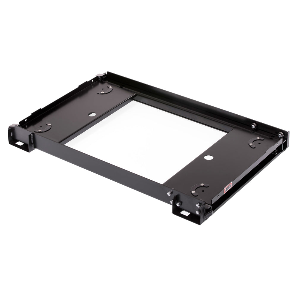 A black frame for the ARB Portable Fridge Freezer Slide For Use w/Elements 63QT 10900040, providing access for dust ingress prevention.