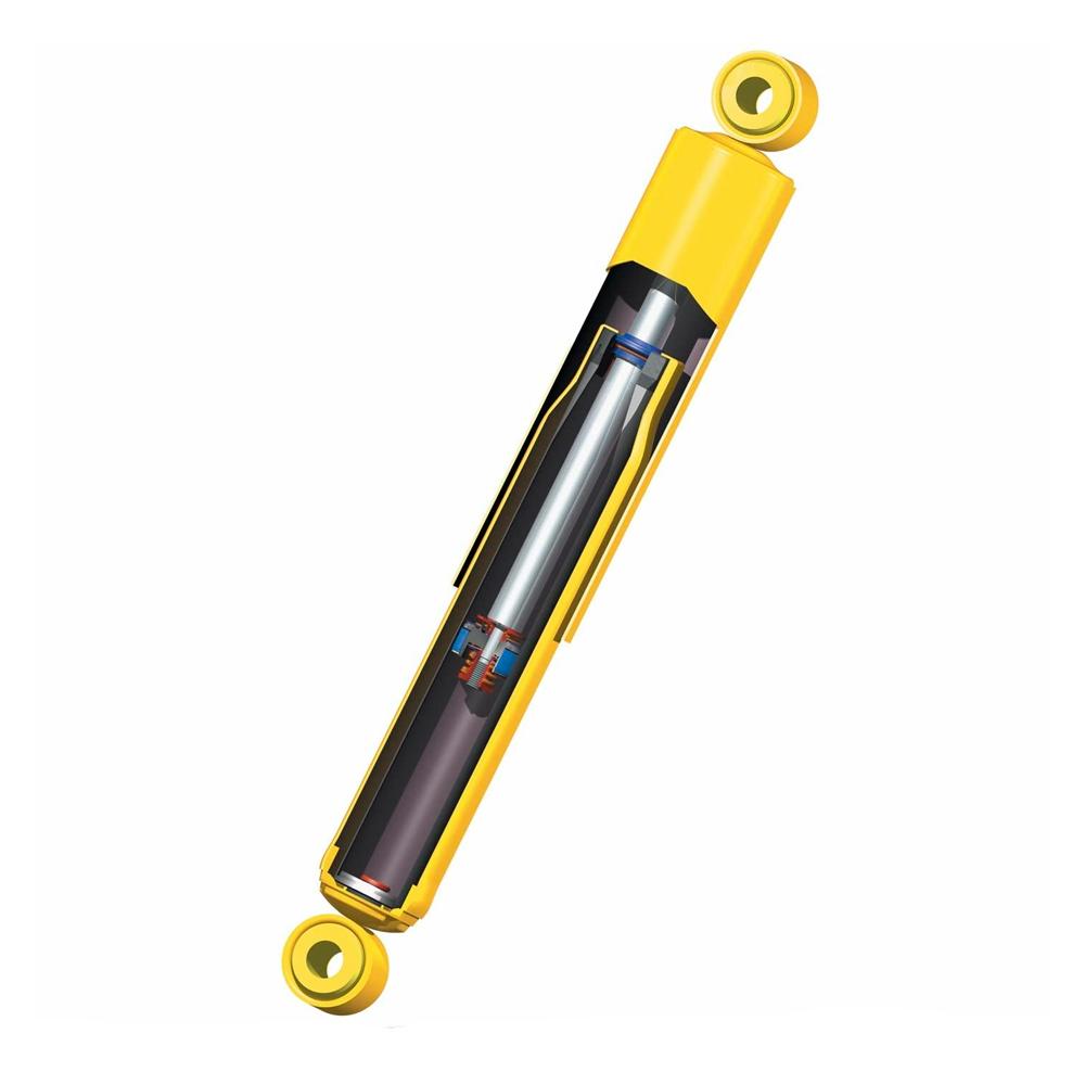 An Old Man Emu Front Nitrocharger Sport Shock Absorber 90000 for Toyota 4Runner/ Tacoma / FJ Cruiser/ LandCruiser 100 Series (IFS) Not AHC Models on a white background with heavy gauge reserve tube.