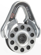 Load image into Gallery viewer, A stainless steel pulley with a hook on it, suitable for use with the Factor 55 Snatch Block 10100020A or the Universal 20.