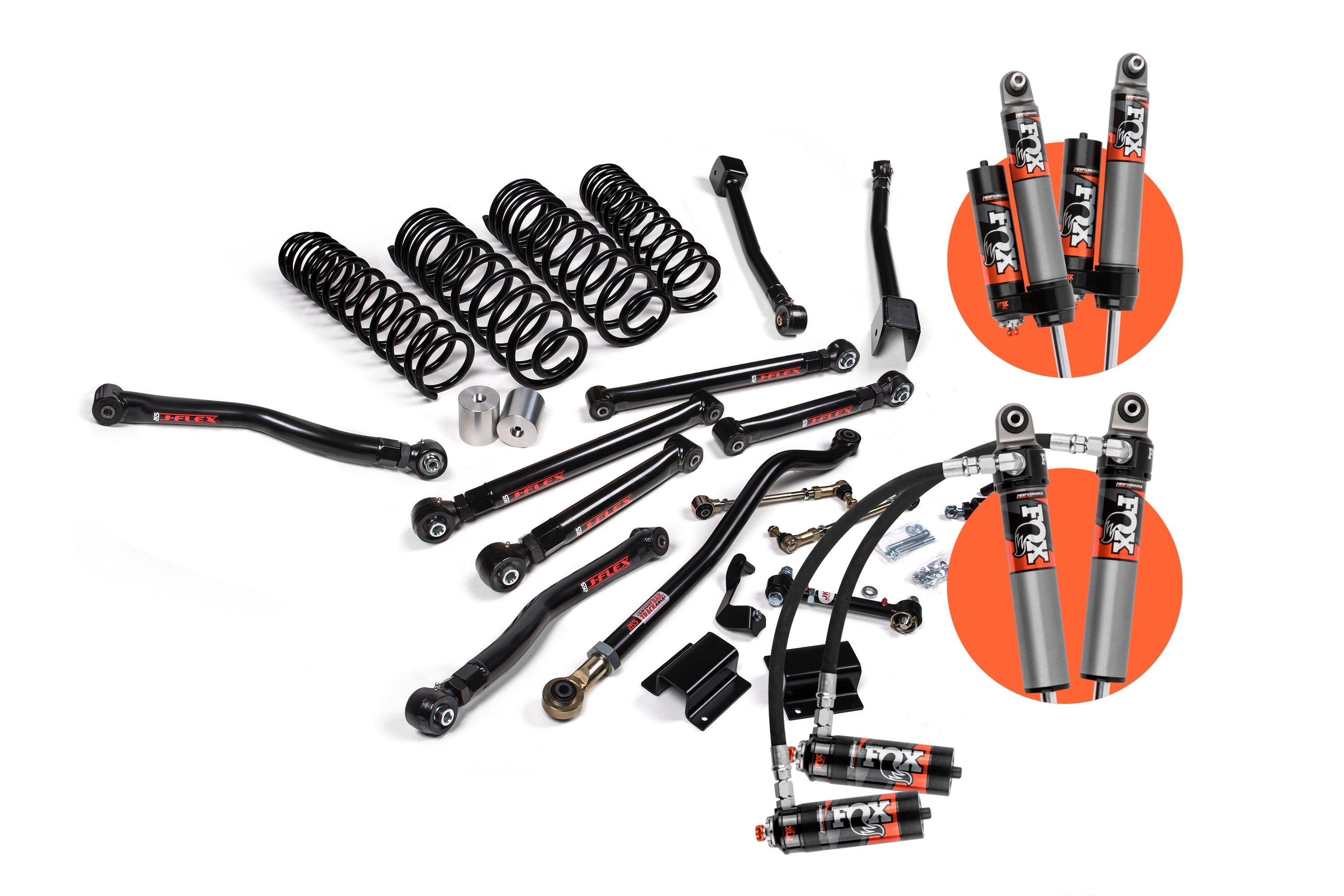 A set of JKS 3.5 Inch Jeep Gladiator JT (20-ON) J-Krawl Lift Kit for the jeep wrangler.