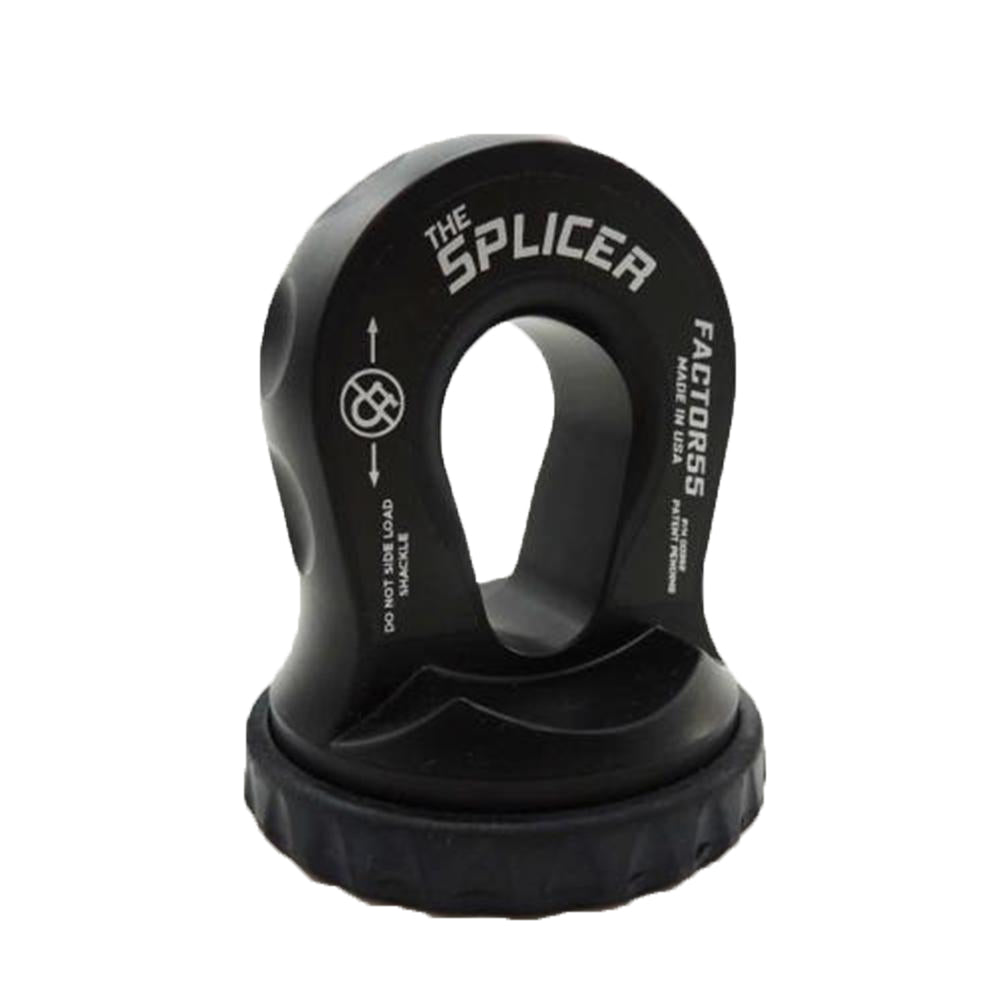 Factor 55 Splicer Shackle Mount Thimble in black 00352-04