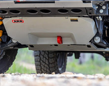 Load image into Gallery viewer, The rear bumper of a jeep wrangler features the ARB Under Vehicle Skid Plates System without kinetic (Non-KDSS) 5421100 for optimal underbody protection.