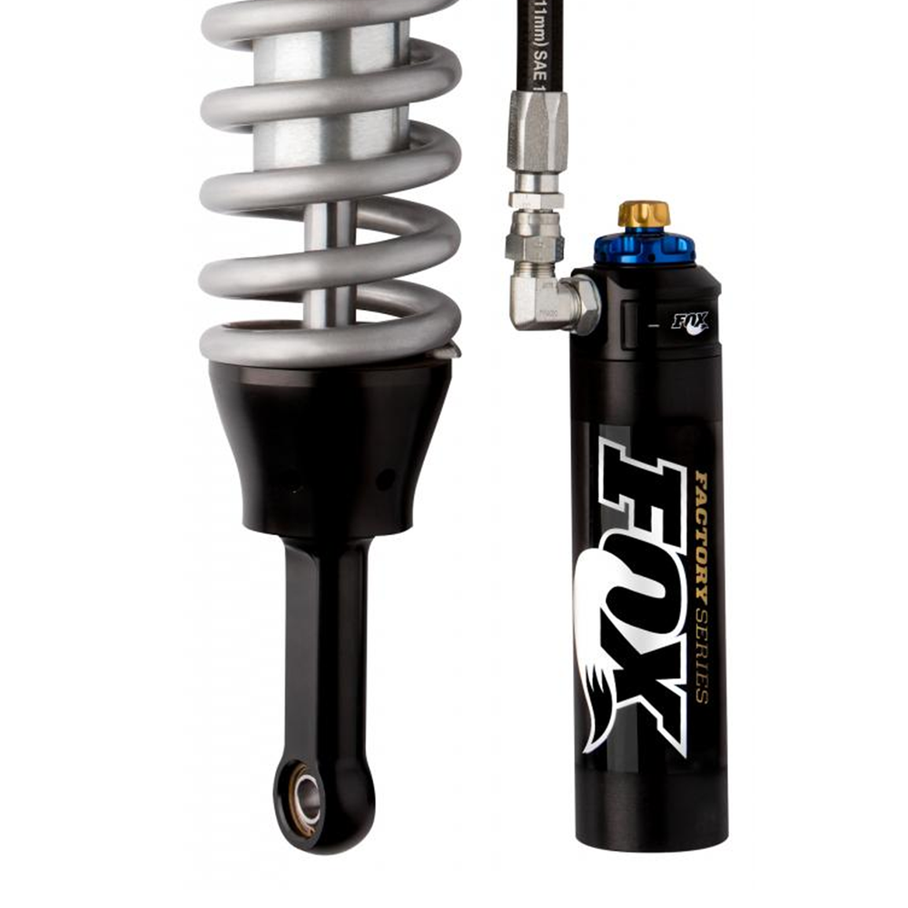 FOX Front Factory Race Series 2.5 Coil-Over Reservoir Shock (Pair) - Adjustable 883-06-130 for 2003-2023 Toyota 4Runner / FJ Cruiser / Land Cruiser Prado 120 & 150