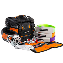 Load image into Gallery viewer, An ARB Premium Recovery Kit + Recovery Bag containing a pair of ARB Leather back gloves and more RK9A.