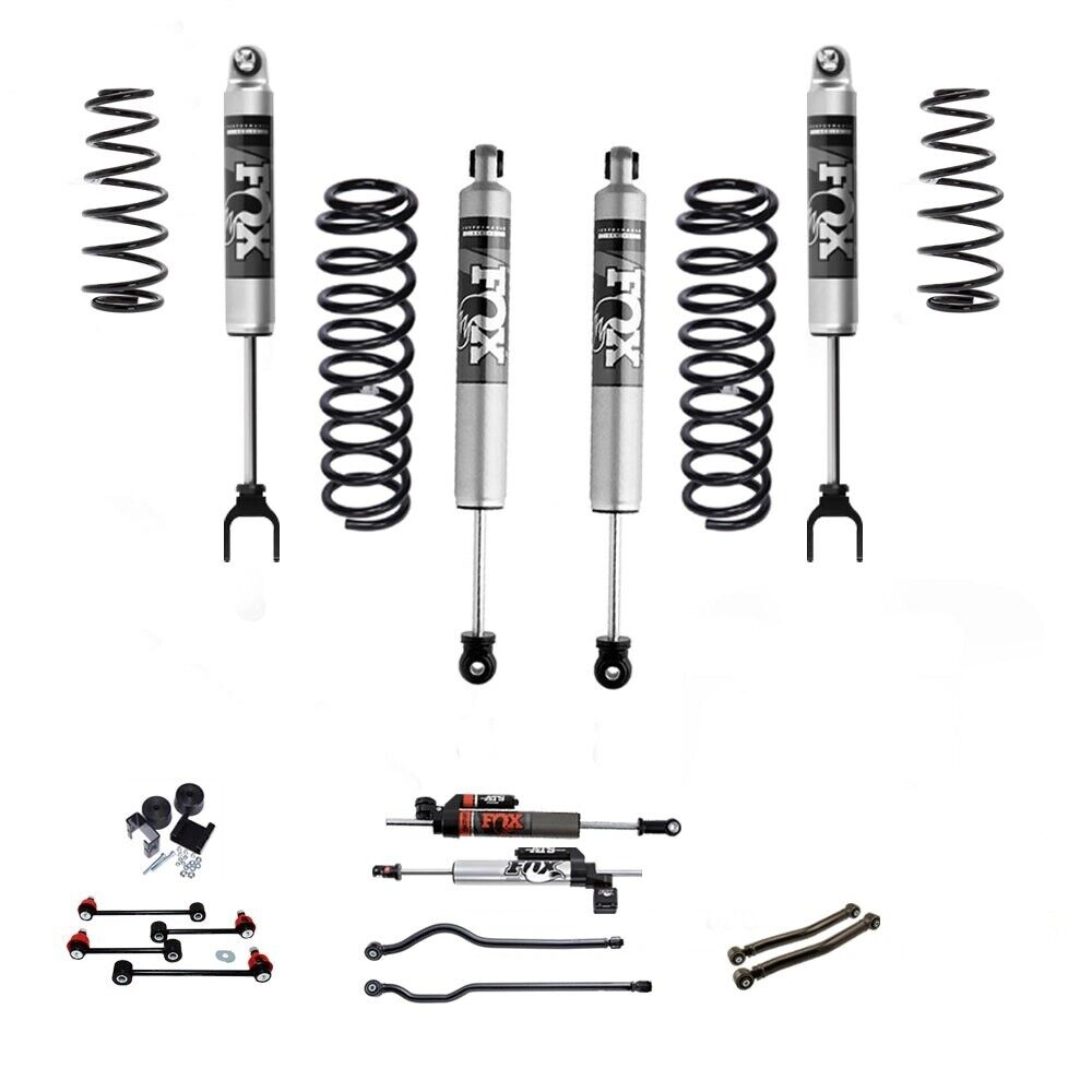 FOX 3.5 inch Jeep Wrangler JL 2Door Lift Kit (Heavy Load) FOX SuspensionFOXJL2D-1822 Fits Jeep Wrangler JL 2 Door