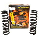 A package containing a pair of Old Man Emu Front Coil Springs 2885 for Toyota Prado 150 & 120 Series, FJ Cruiser, Hilux, 4Runner designed for easy installation, providing enhanced lift to your vehicle.