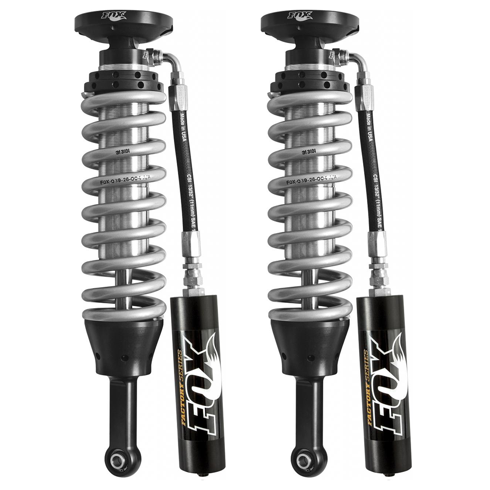 FOX Front Factory Race Series 2.5 Coil-Over Reservoir Shock (Pair) Non ADJ 883-02-130 for Toyota 4Runner / FJ Cruiser / Land Cruiser Prado120 & 150