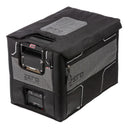 A cool ARB black box with a zipper on it, the ARB Transit Bag for Zero Fridge Freezer 63QT 10900052.