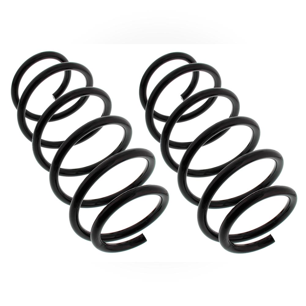 A pair of ARB Old Man Emu Rear Coil Springs 2896 on a white background, perfect for easy installation and adjusting ride height.