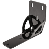A black metal ARB Universal Awning Bracket for Most Roof Racks OS850 for the side of an off-road vehicle with an awning.