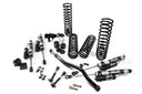 A JKS 3.5 Inch Jeep Wrangler JK (06-18) 4 Door J-Venture Lift Kit with off-road performance on a white background.