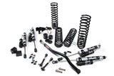 A JKS 3.5 Inch Jeep Wrangler JK (06-18) 4 Door J-Venture Lift Kit with off-road performance on a white background.