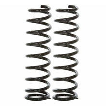 Load image into Gallery viewer, A pair of black Old Man Emu coil springs on a white background.